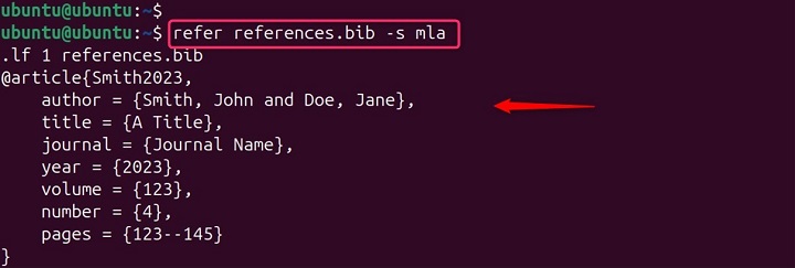 Create greference file Using grefer1