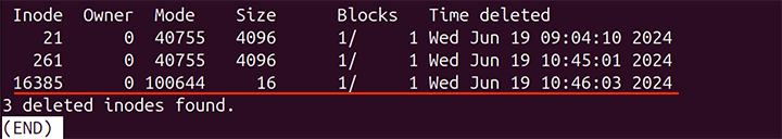 debugfs Command Linux 10