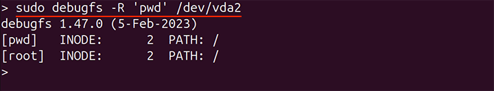 debugfs Command Linux 15