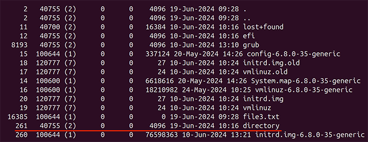 debugfs Command Linux 7