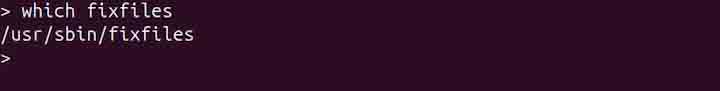 fixfiles Command in Linux4