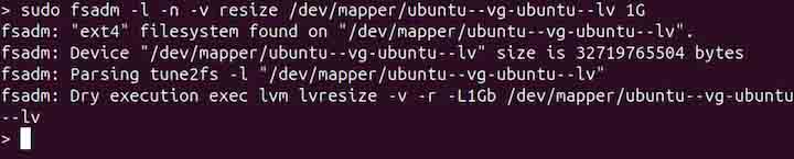 fsadm Command in Linux6