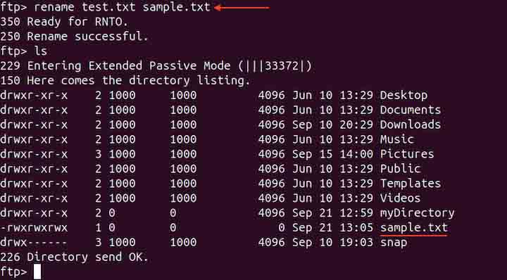 ftp Command in Linux7