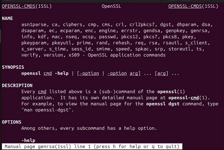 genrsa Command in Linux3