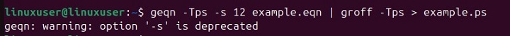 geqn Command in Linux5