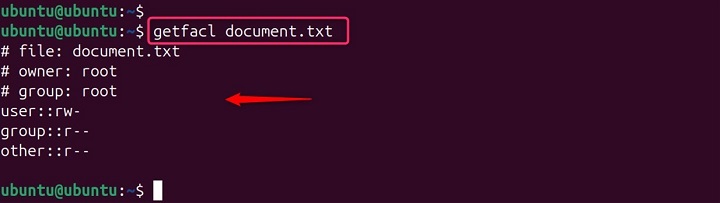getfacl Command in Linux1