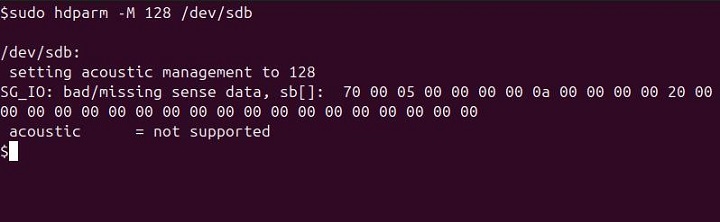 hdparm Command in Linux7