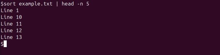 head Command in Linux12