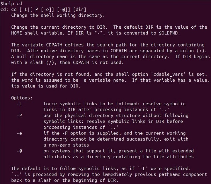 help Command in Linux1