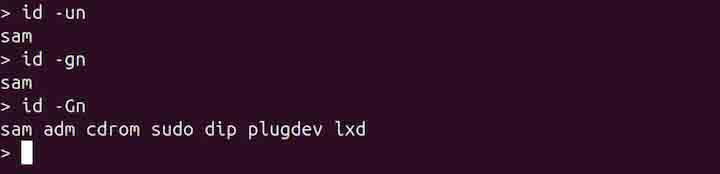 id Command in Linux7