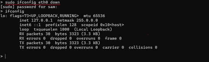 ifconfig Command in Linux4