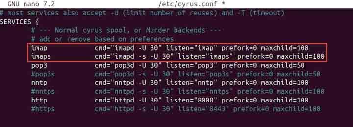 imapd Command in Linux3