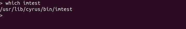 imtest Command in Linux1