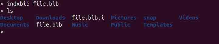 indxbib Command in Linux3
