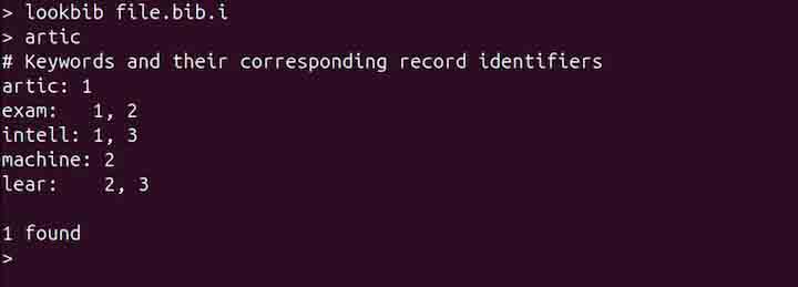 indxbib Command in Linux4