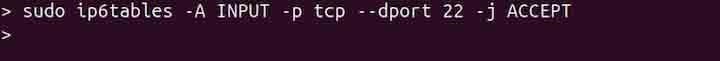 ip6tables Command in Linux1