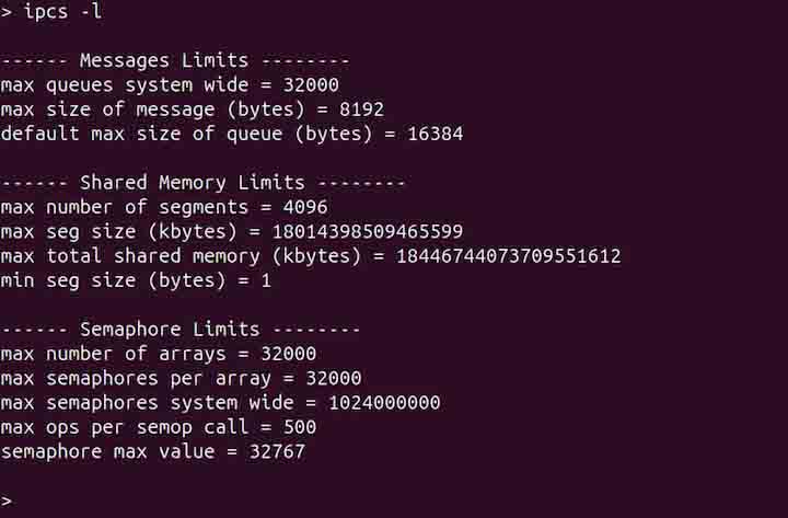 ipcs Command in Linux5
