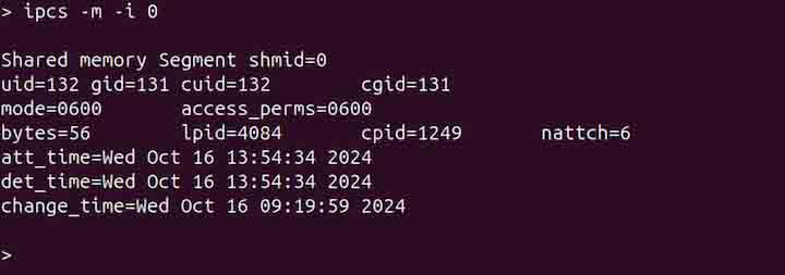 ipcs Command in Linux6