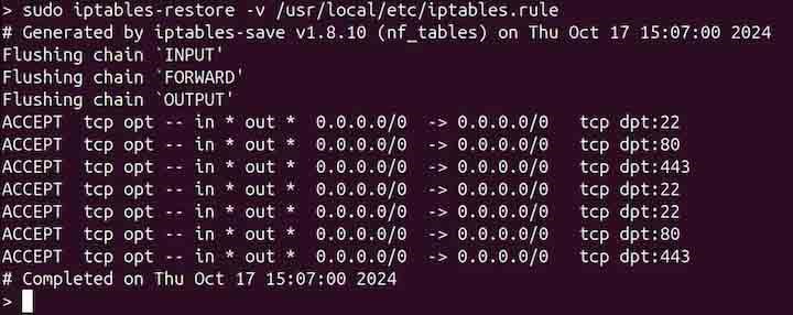 iptables-restore Command in Linux2