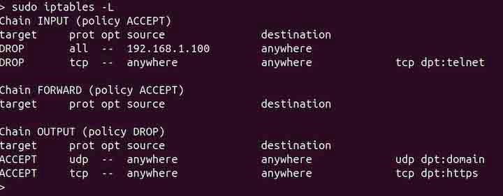 iptables-save Command in Linux1