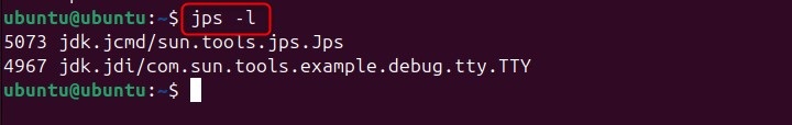 jps Command in Linux4