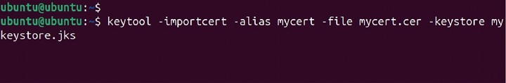 keytool Command in Linux3