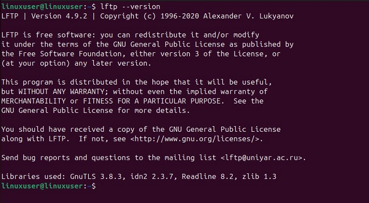 lftp Command in Linux2