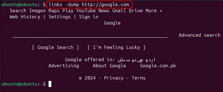 links Command in Linux3