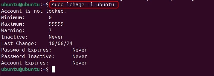 List Account Aging Information