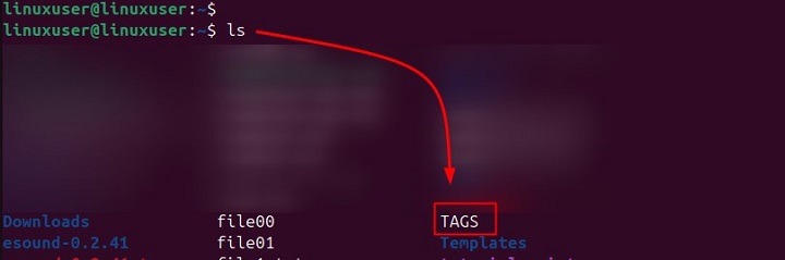 List All Files Using etags
