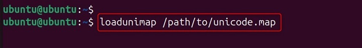 loadunimap Command in Linux1