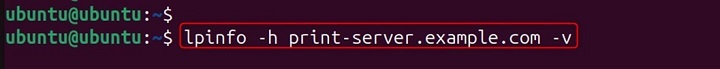 lpinfo Command in Linux8