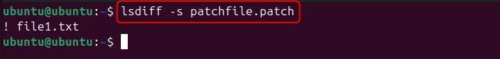 lsdiff Command in Linux1