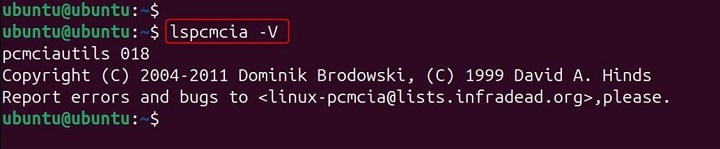lspcmcia Command in Linux3