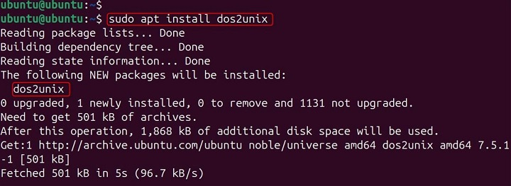 mac2unix Command in Linux1