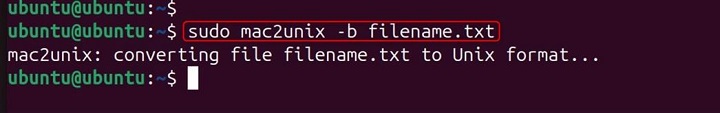 mac2unix Command in Linux4
