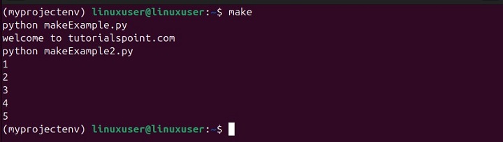 make Command in Linux3