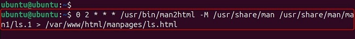 man2html Command in Linux15