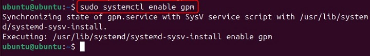 Managing gpm Service in Linux2