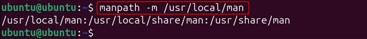 manpath Command in Linux5