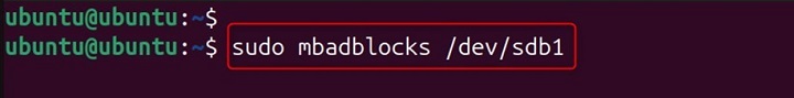 mbadblocks Command in Linux7