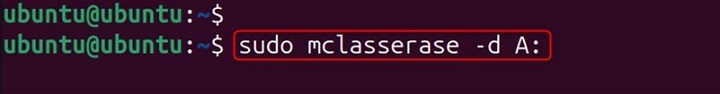 mclasserase Command in Linux7