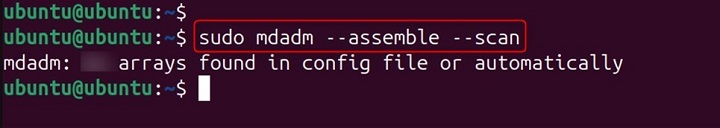 mdassemble Command in Linux4