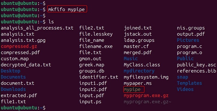 mkfifo Command in Linux1