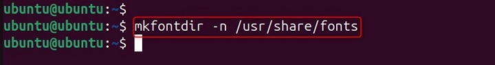 mkfontdir Command in Linux11