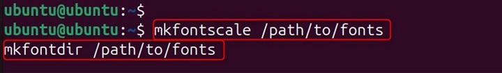 mkfontdir Command in Linux3