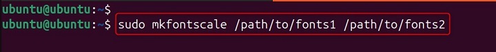 mkfontscale Command in Linux9