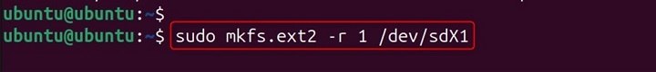 mkfs.ext2 Command in Linux11
