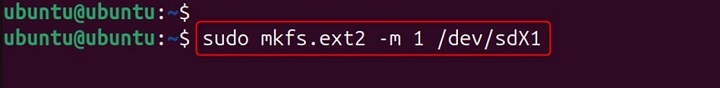 mkfs.ext2 Command in Linux8
