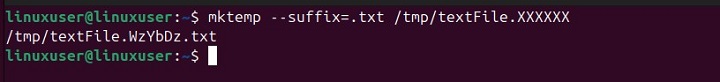 mktemp Command in Linux5